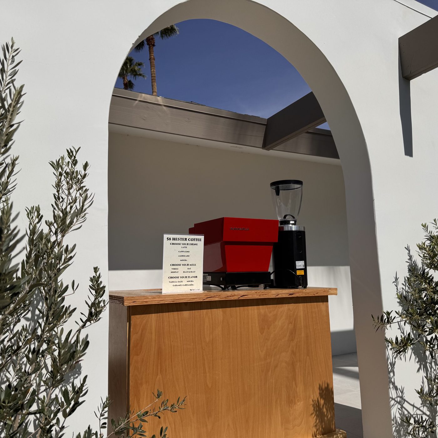 Mobile coffee cart catering in Pasadena, California 58 Hester coffee cart at a Pasadena wedding or corporate event